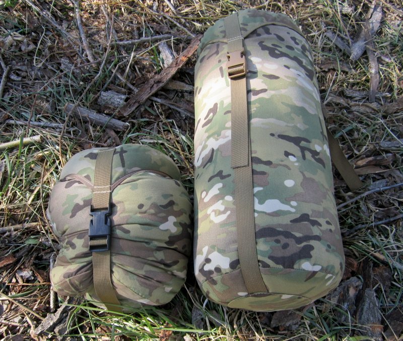 M-Tac Sleeping Bag Compression Stuff Sack Military Water Resistant Compression  Bag Lightweight Nylon Compression Sack for Travel - 12L 24L 40L Black XL -  40 liters
