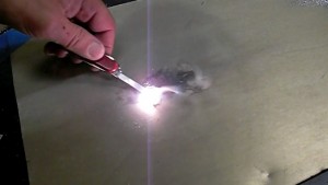 5400 degrees as a white flash from the magnesium shavings
